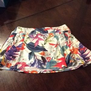 Floral skort